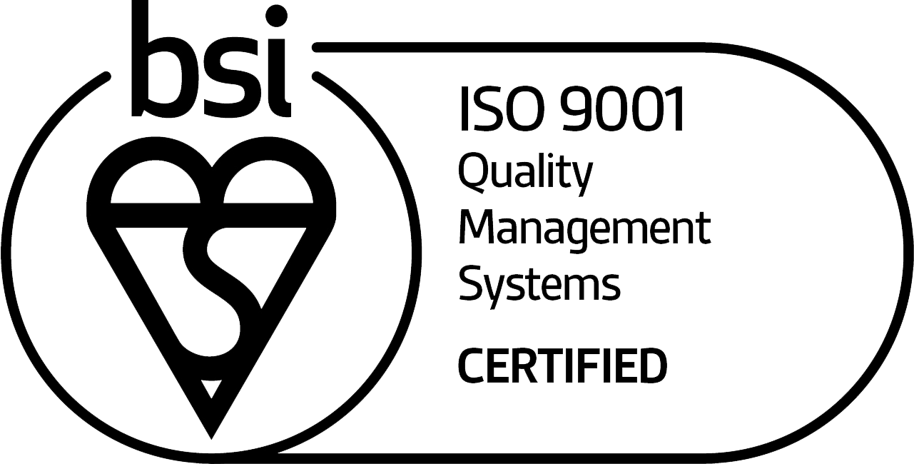 BSI Assurance Mark – ISO 9001 Quality Management Systems, Certificate No. FM 609337