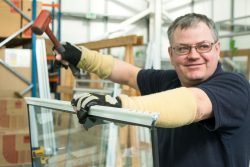 A installer in Granada secondary glazing factory